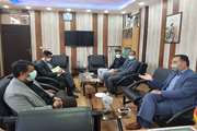 دیدار مدیرکل پدافند غیرعامل استانداری هرمزگان با مدیرکل دامپزشکی استان هرمزگان در راستای اقدامات پدافندی در کنترل بیماری ها