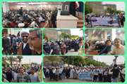 مدیران و پرسنل اداره کل دامپزشکی استان هرمزگان، با حضور در مراسم روز قدس، همراهی خود را با مردم مظلوم فلسطین نشان نمودند