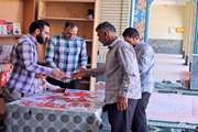 برپائی میز خدمت اداره دامپزشکی بندر لنگه در میعاد گاه نماز جمعه شهرستان بندر لنگه