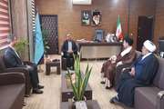 دیدار مسؤول حوزه نمایندگی ولی فقیه در سازمان دامپزشکی کشور با رییس کل دادگستری استان هرمزگان در سفر به دیار نخل و دریا، خطه خلیج نیلگون همیشه فارس