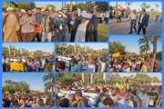 مدیران و پرسنل اداره کل دامپزشکی استان هرمزگان همگام با مردم شریف بندرعباس، با شرکت در راهپیمایی، جنایات رژیم کودکش اسرائیل را محکوم نمودند 