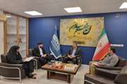 دیدار مدیرکل دامپزشکی استان هرمزگان با مدیر خبرگزاری ایرنا به مناسبت روز خبرنگار 