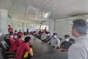 برگزاری کلاس آموزشی آشنایی با بیماری های مشترک بین حیوان و انسان در کشتارگاه صنعتی دام بندرعباس