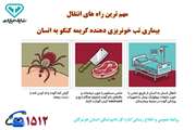 مهم ترین راه های انتقال بیماری تب خونریزی دهنده کریمه کنگو به انسان 