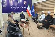 دیدار رئیس اداره دامپزشکی بندر لنگه با امام جمعه این شهرستان 