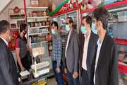 بازدید از مراکز عرضه فرآورده های خام دامی در شهرستان پارسیان