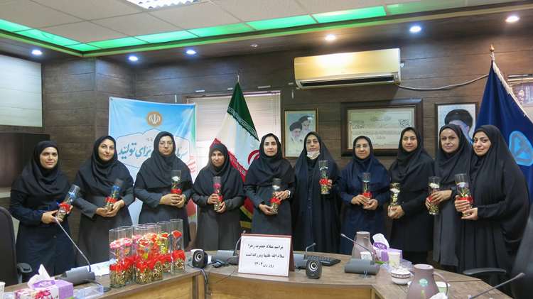 برگزاری جشن به مناسبت ولادت صدیقه کبری حضرت فاطمه زهرا(س) و سلاله مطهرش حضرت امام خمینی (ره) رهبر کبیر انقلاب اسلامی در اداره کل دامپزشکی هرمزگان