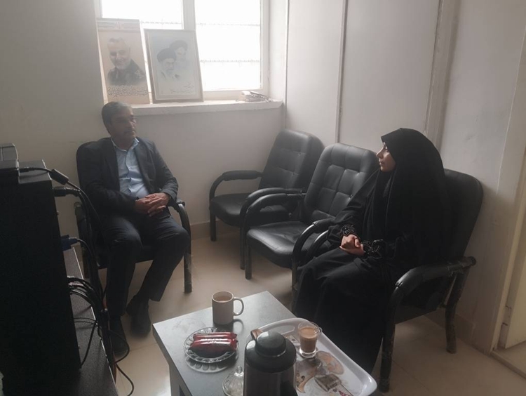 بازدید فرماندار شهرستان بندر خمیر از اداره دامپزشکی شهرستان خمیر در سال جدید