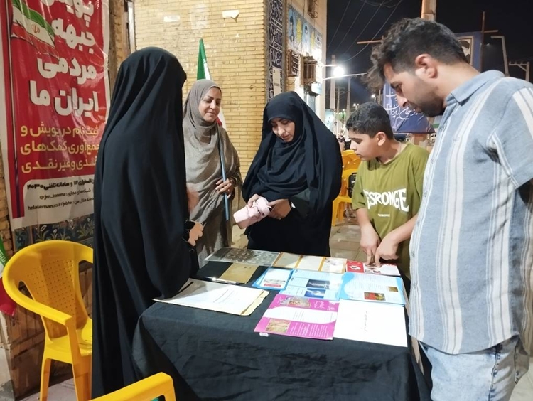 برپایی میز خدمت اداره دامپزشکی شهرستان خمیر 